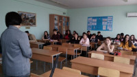 Platinum lecture with representatives of the Public Fund "Ana Uyi" city of Karaganda