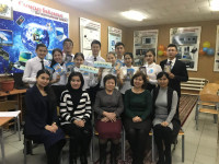 MEETING WITH STUDENTS OF ZHEZKAZGAN COLLEGE OF "BUSINESS AND TRANSPORTATION" AND THEIR PARENTS