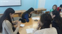 Role play with a group of the UA-41k, and to the staff of the department of "Banking" Gusmanova J.A., Yermekova K.A. and Issanov A.S.