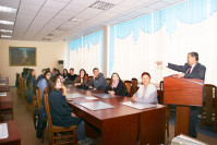 Round table dedicated to the 74th anniversary of Victory in the great Patriotic war.