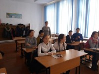 Meeting with the pupils of the final classes of schools No. 1, 3, 7 of the city of Karazhal