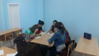 Role play with a group of the UA-41k, and to the staff of the department of "Banking" Gusmanova J.A., Yermekova K.A. and Issanov A.S.