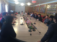 MEETING WITH STUDENTS OF ZHEZKAZGAN COLLEGE OF "BUSINESS AND TRANSPORTATION" AND THEIR PARENTS