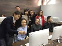 A visiting session on the basis of KSU «Youth Resource Center of Karaganda region»