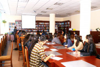 Round table dedicated to the 74th anniversary of Victory in the great Patriotic war.