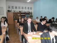 A visit of class hour is in Gymnasium №1