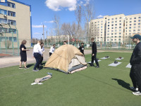 Tourist quest at the Karaganda University of Kazpotrebsoyuz