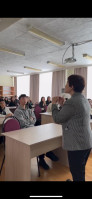 "Cooperation in education: Guest lecture on social work and career guidance for students of Karaganda Banking College".