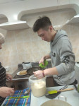 Master class on cooking pancakes