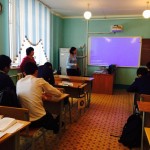 Realization of intellectual game "Round the world" with students 11 class of secondary school №68